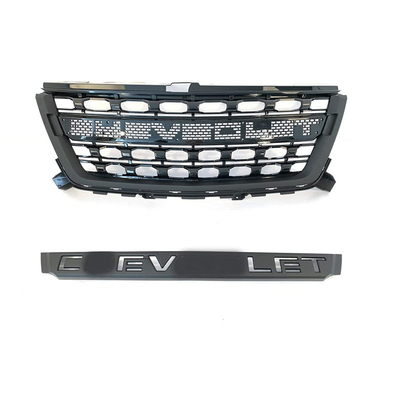 ABS Car Front Grille Fit For Chevrolet Colorado 2016-2020 OE Style Black Grill Mesh Grilles
