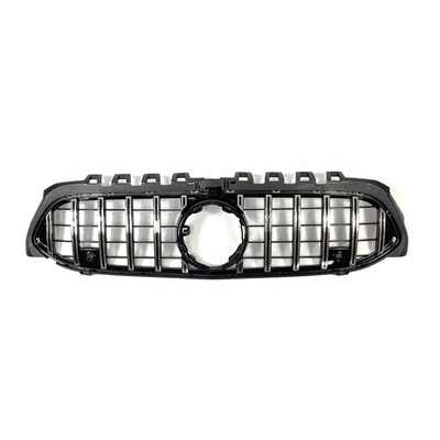 GTR Style 2019+ For Mercedes Benz W177 GT ABS 2019 Silver Chrome Front Mesh Car Grille