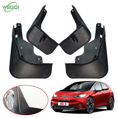 3D Luxury Durable Custom Car Shock Absorbers For VW ID.3 2021 2022 Mud Flaps Splash Guards Flares Car Accessories For Volkswagen ID.3